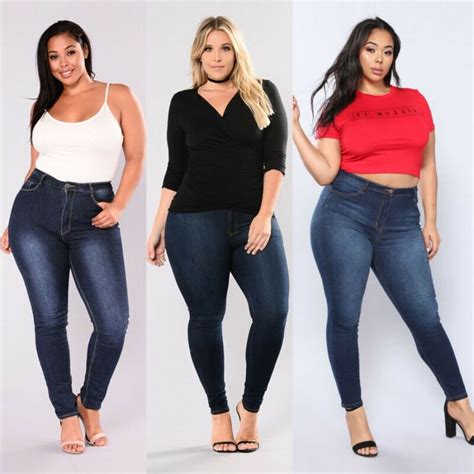 2020 Newest Hot Overweight Womens Plus Size Stretch Denim Skinny Jeans Pencil Pants Plump