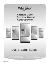 Whirlpool WRF757SDHZ Manual