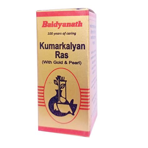 Buy Baidyanath Kumarkalyan Ras With Gold Pearl I Dysentry Tablets For