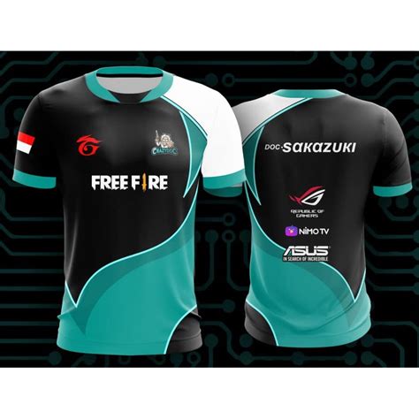 Jual Jersey Game Esport Freefire Ff Pubg Mobile Legend Ml Aov Dota