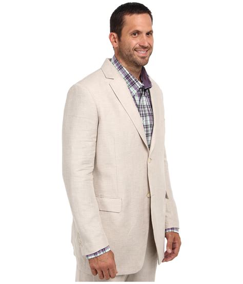 Perry Ellis Big And Tall Linen Suit Jacket In White For Men Lyst