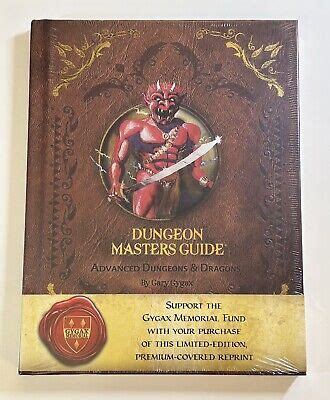 AD D Dungeon Masters Guide Premium Hardcover New In Original