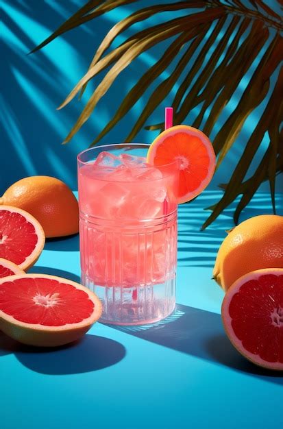 Premium Photo | Summer cocktail drink