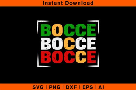 Bocce Funny Bocce Ball Design Graphic by sketchbundle · Creative Fabrica