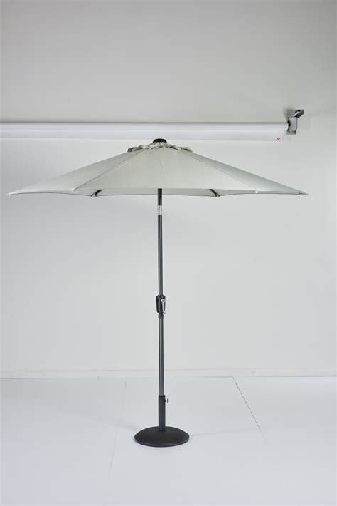 Supremo Riviera Deluxe Crank Parasol M French Grey Burleydam