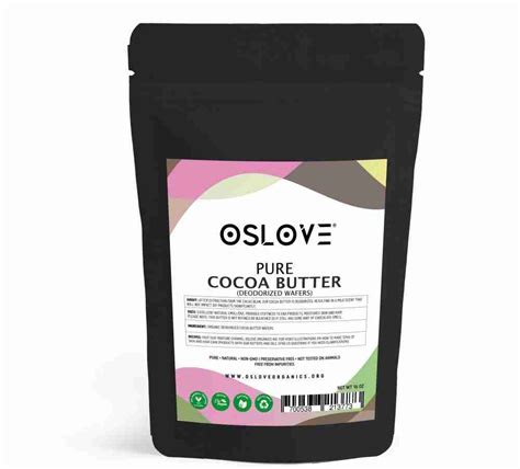 Deodorized Organic Cocoa Butter Wafers Oz Natural Butters Waxes