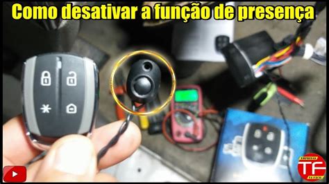 Como Desativar A Fun O Do Controle De Presen A Do Alarme Youtube