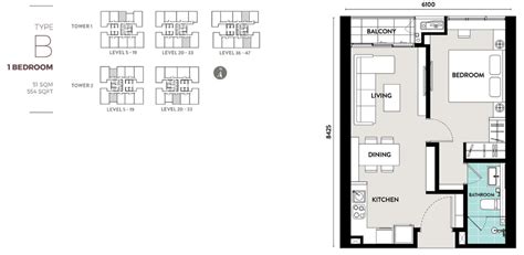 One Kl Condo Floor Plan Floorplansclick