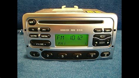 Ford 6000 CD Radio Autoradio Carradio Car 97FP 18C815 DA