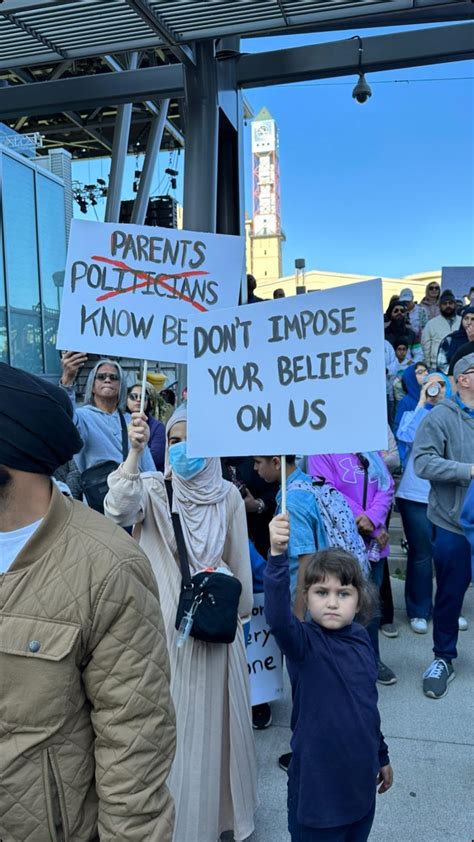 Taken At An Anti Lgbtq And Anti Sex Ed Protest In Canada Organized By Religious Groups R Pics