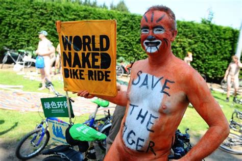 Cardiff World Naked Bike Ride Takes To The Roads Of The City And Here