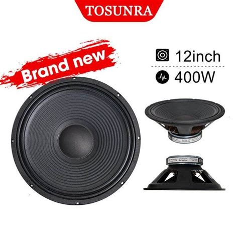 TOSUNRA 400W 12inch 8Ohms Modified Woofer Speaker For Car Motorcycle