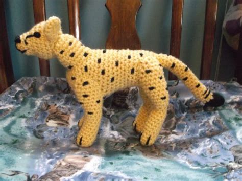 Big Cheetah Amigurumi Crochet Cheetah Ready To Ship Etsy Crochet