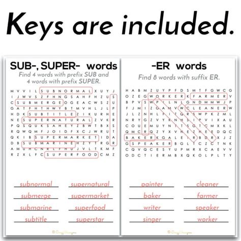 Prefixes And Suffixes Games And Activities