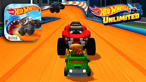 HOT WHEELS UNLIMITED 2 Tiger Shark Buns Of Steel Dawgzilla In Mega