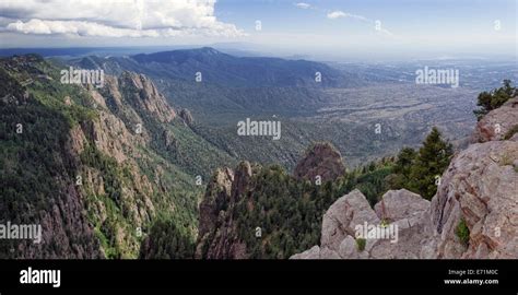 View From Sandia Peak Albuquerque Nm Stock Photo Alamy