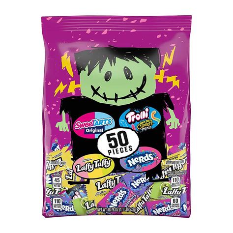 Nerds Laffy Taffy Sweetarts Trolli Halloween Candy Assortment 50