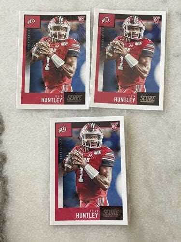 Lot Of 3 Tyler Huntley Rookie RC Pro Bowl Baltimore Ravens 370 EBay