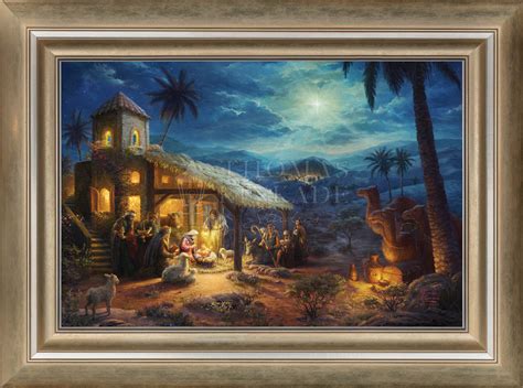 The Nativity - Limited Edition Canvas – Thomas Kinkade Studios