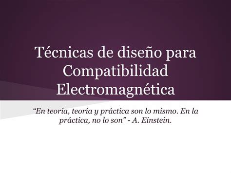 Pdf Electromagn Tica Compatibilidad T Cnicas De Dise O Paramaterias