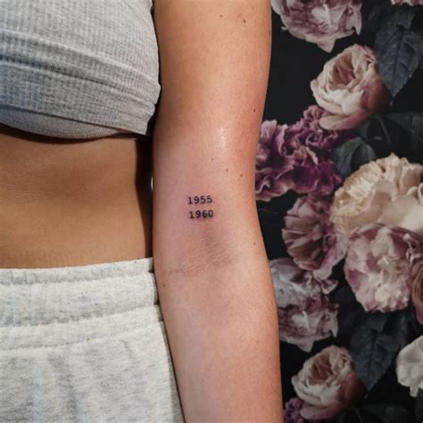 Tatuagem de data 30 ideias para você eternizar acontecimentos