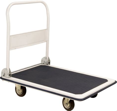 Stainless Steel Foldable Platform Trolley For Material Handling Load