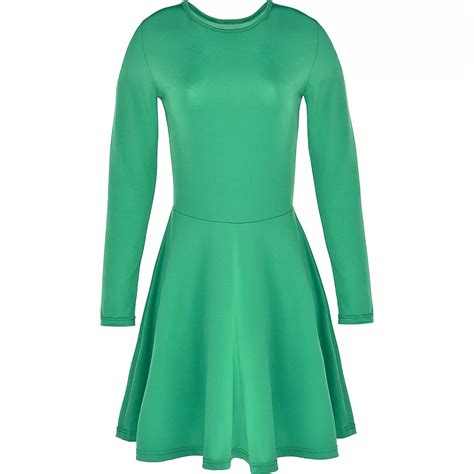 Womens Green Flare Dress | Party City