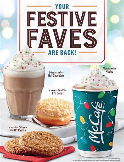 Mcdonalds Canada Launches Limited Time Festive Menu For Holiday Season Hello Vancity