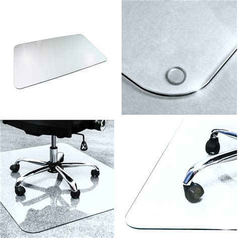 Cleartex Glaciermat Glass Chair Mat - FLR123648EG - SupplyGeeks.com