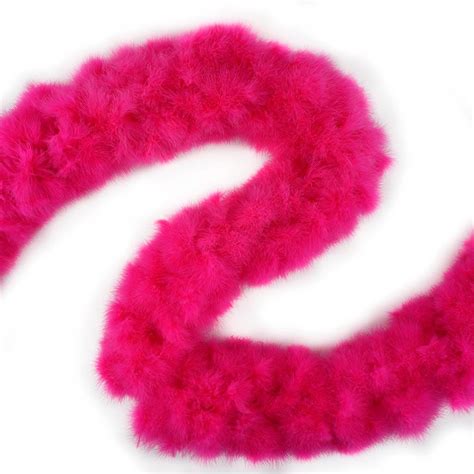 Shocking Pink Turkey Marabou Boa Imitation Swan Feather Boa