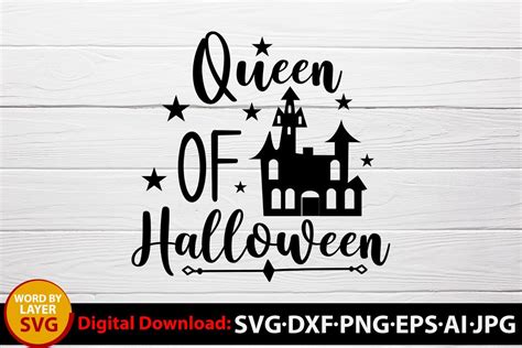 Queen Of Halloween Svg Graphic By Svgqueen Creative Fabrica