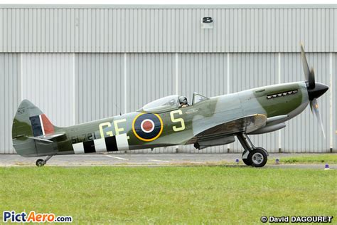 Supermarine Spitfire Mk Xvi Oo Xvi Vintage Fighter Aircraft By