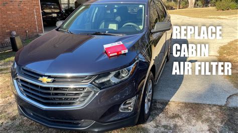 How To Replace Cabin Air Filter 2019 Chevy Equinox YouTube