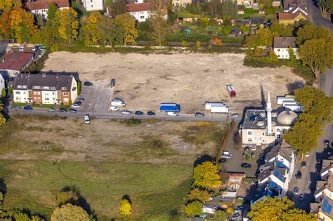 Luftbild Gladbeck Abriß und Entsorgungsarbeiten an den Trümmer