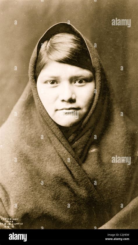 zuni girl  res stock photography  images alamy
