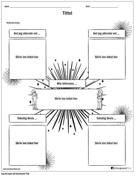 Inferensarbeidsark for Effektiv Læring StoryboardThat