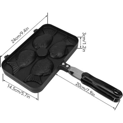 Moule Gaufres Gaufrier Ergonomique Anti Br Lure Poign E En Alliage D