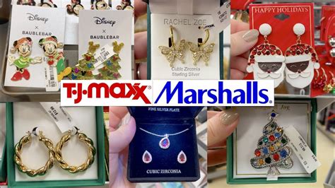 TJ MAXX MARSHALLS CHRISTMAS SHOPPING SHOP WITH ME 2022 JEWELRY