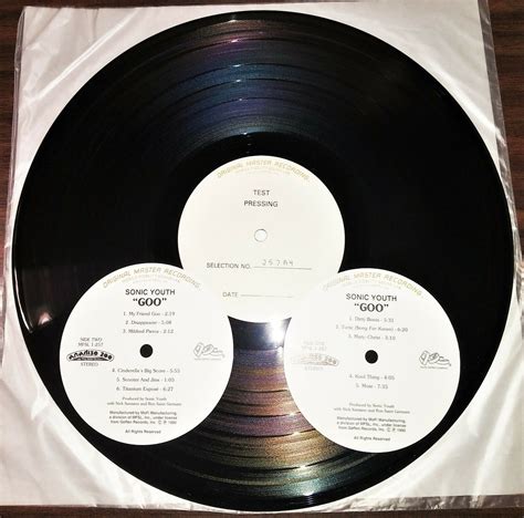 Popsike Mfsl Test Pressing Of Sonic Youth Goo Mobile Fidelity