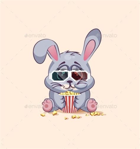 Emoji Character Cartoon Eating Popcorn at Movies | Emoji characters, Comic animal, Emoji