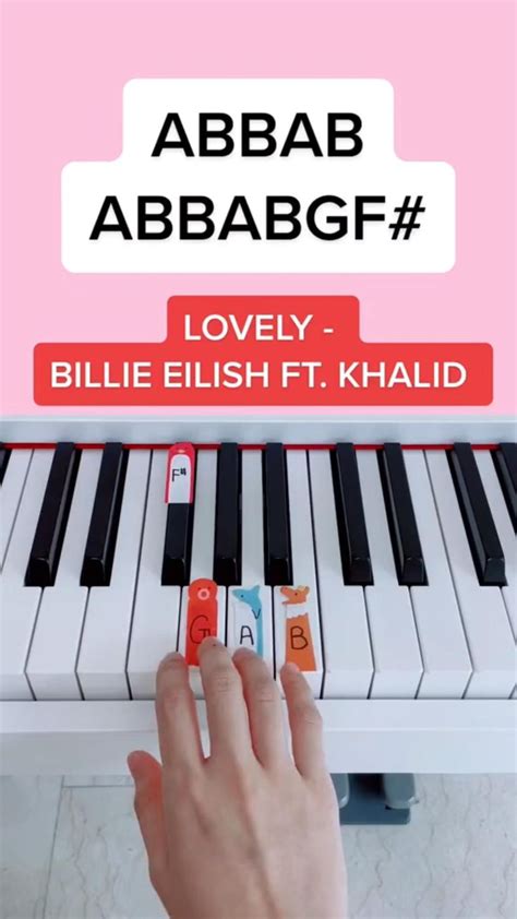 Lovely Billie Eilish Ft Khalid Piano Tutorial Easypianotutorial