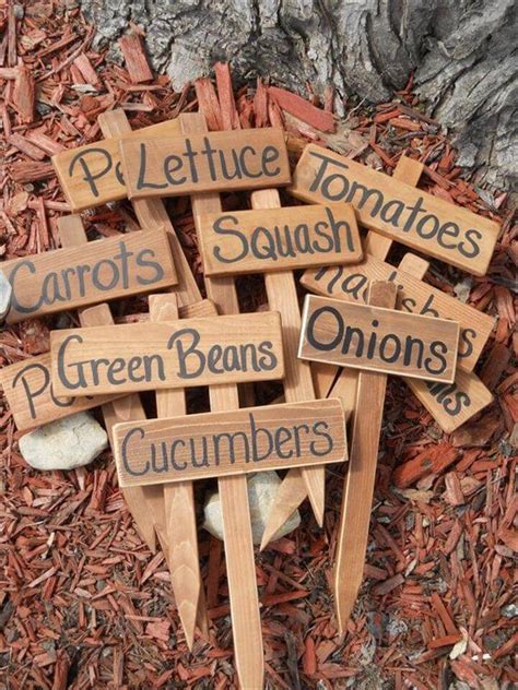 20 Easy Handmade Plant Label And Marker Ideas For Garden