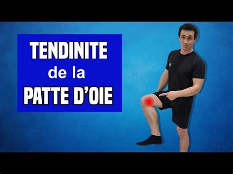 Soigner La Tendinite De La Patte D Oie Exercices Kin Youtube