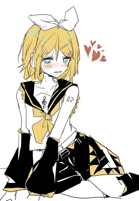 Pin de Đình Đình en Vocaloid Utauloid Rin y len kagamine Bocetos