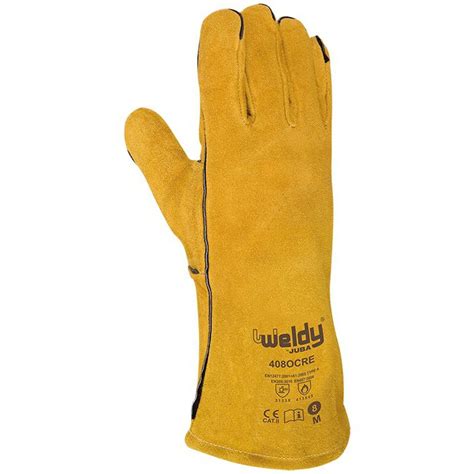 Guanti Di Saldatura 408OCRE WELDY Juba Di Protezione Meccanica