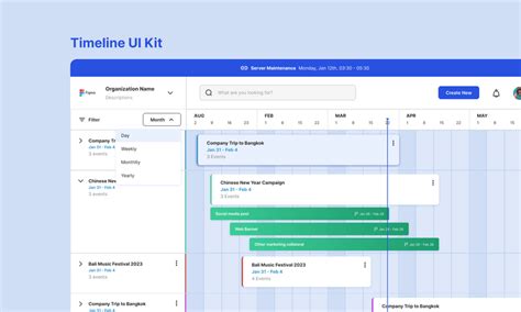 Timeline Ui Kit By Agera 12 Figma