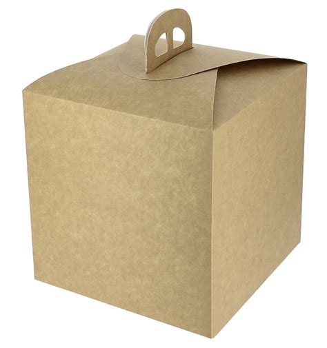 Caja Panettone De Cart N Kraft G X X Cm Uds