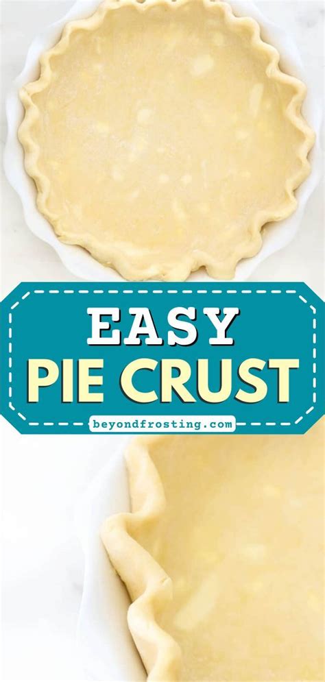 Easy Pie Crust Pie Crust Recipe Easy Easy Pie Crust Food Processor Recipes