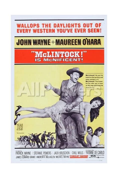 Mclintock John Wayne Maureen O Hara Patrick Wayne Stefanie Powers