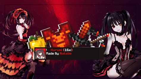 Kurumi 16x Anime Texture Pack Release Hypixel Bedwars PVP 1 8 9